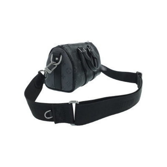 Louis Vuitton Monogram Eclipse Black Reverse Keepall Bandouliere Bag - Picture 2 of 8